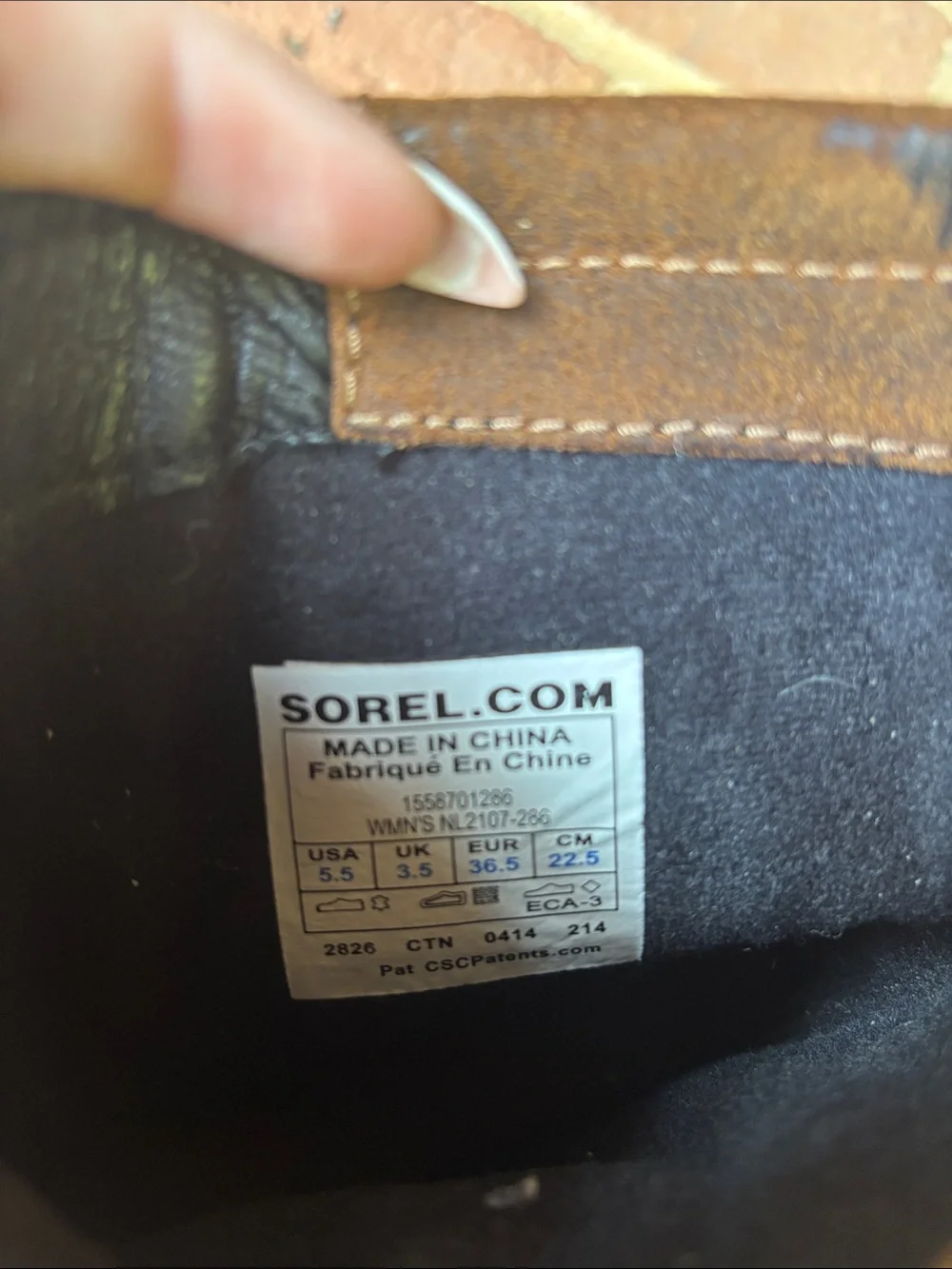 Sorel Brown Leather/Suede Winter Boots